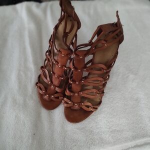 Ivanka Trump Brown Strappy Heels